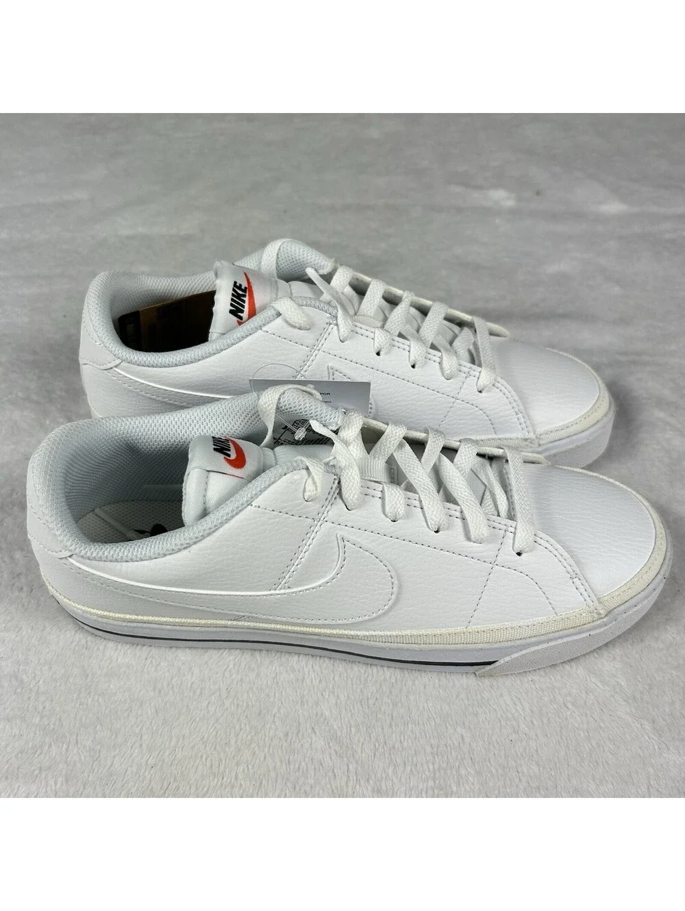 Nike Court Legacy NN White Black Men Unisex Casual Lifestyle Size 8 Shoes